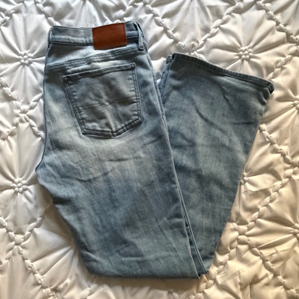 Lucky Brand Light Wash Straight Leg Jeans 14/32 Regular